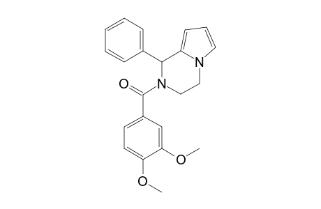 (3,4-dimethoxyphenyl)-(1-phenyl-3,4-dihydro-1H-pyrrolo[1,2-a]pyrazin-2-yl)methanone