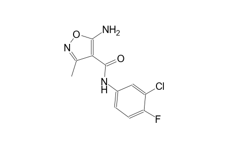 5-Amino-N-(3-chloro-4-fluoro-phenyl)-3-methyl-isoxazole-4-carboxamide