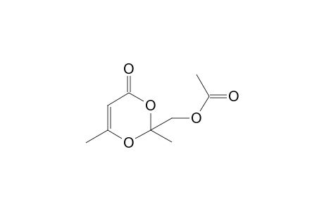 acetic acid (4-keto-2,6-dimethyl-1,3-dioxin-2-yl)methyl ester