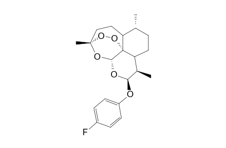 10.beta.-(p-Fluorophenoxy)dihydroartemisinin