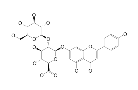 APIGENIN-7-O-BETA-D-GLUCOPYRANOSYL-(1->2)-BETA-D-GLUCURONOPYRANOSIDE