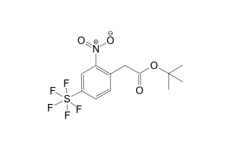 2-[2-nitro-4-(pentafluoro-$l^{6}-sulfanyl)phenyl]acetic acid tert-butyl ester