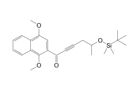 2-(5-tert-Butyldimethylsiloxy-1-oxohex-2-ynyl)-1,4-dimethoxynaphthalene