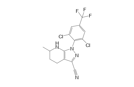 1-(2,6-Dichloro-4-(trifluoromethyl)phenyl)-6-methyl-4,5,6,7-tetrahydro-1H-pyrazolo[3,4-b]pyridine-3-carbonitrile