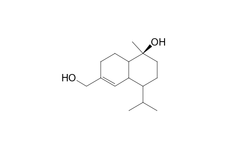 1-Methyl-1-hydroxy-4-isopropyl-6-(hydroxymethyl)-1,2,3,4,7,8,9,10-octahydonaphthalene
