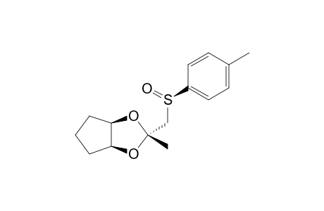 (Rs)-3-endo-Methyl-3-exo-(p-tolylsulfinyl)methyl-2,4-dioxa-cis-bicyclo[3.3.0]octane