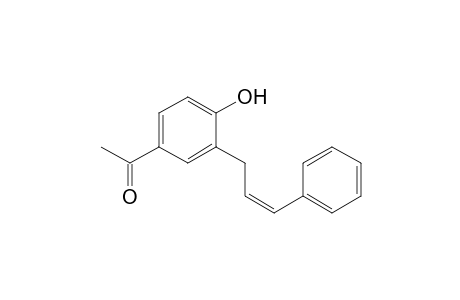 1-[3-[(Z)-cinnamyl]-4-hydroxy-phenyl]ethanone