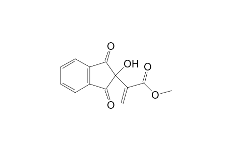 2,3-Dihydro-2-hydroxy-2-(carbomethoxyethenyl)indene-1,3-dione