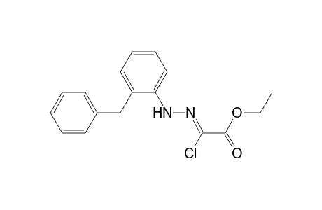 (2Z)-2-chloro-2-[[2-(phenylmethyl)phenyl]hydrazinylidene]acetic acid ethyl ester