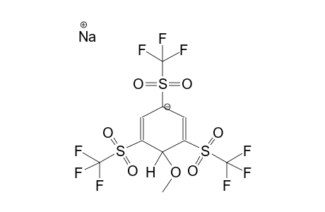 SODIUM 1,3,5-TRIS(TRIFLUOROMETHYLSULPHONYL)-4-METHOXY-2,5-CYCLOHEXADIENE ANION SALT