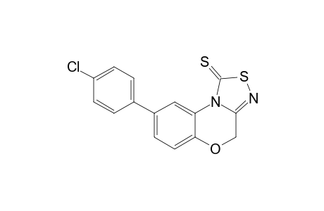 8-(4-Chloro-phenyl)-4H-5-oxa-2-thia-3,9b-diaza-cyclopenta[a]naphthalene-1-thione