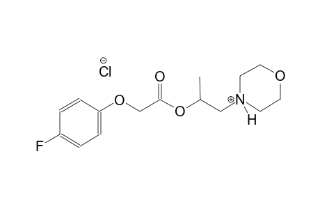 4-(2-{[(4-fluorophenoxy)acetyl]oxy}propyl)morpholin-4-ium chloride