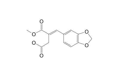 4-(2H-1,3-Benzodioxol-5-yl)-3-(methoxycarbonyl)but-3-enoic acid