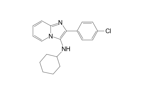 2-(4-Chlorophenyl)-N-cyclohexylimidazo[1,2-a]pyridin-3-amine