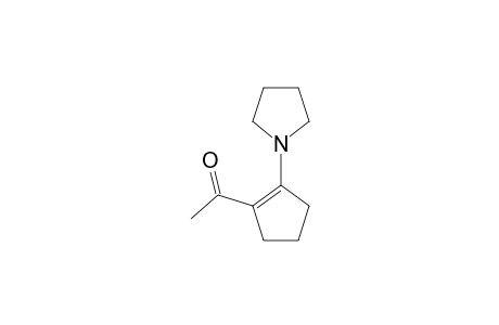 1-(2-(pyrrolidin-1-yl)cyclopent-1-en-1-yl)ethanone