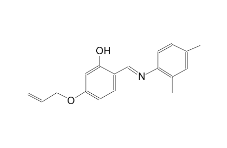 phenol, 2-[(E)-[(2,4-dimethylphenyl)imino]methyl]-5-(2-propenyloxy)-