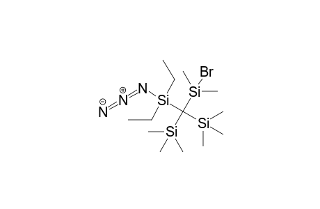 azido-[[bromanyl(dimethyl)silyl]-bis(trimethylsilyl)methyl]-diethyl-silane