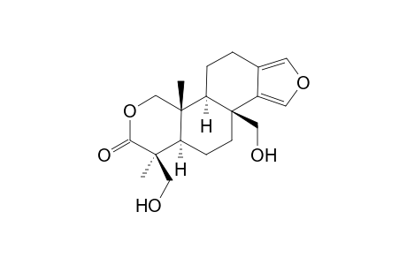 2-Oxa-17,19-dihydroxyspongia-13(16),14-dien-3-one