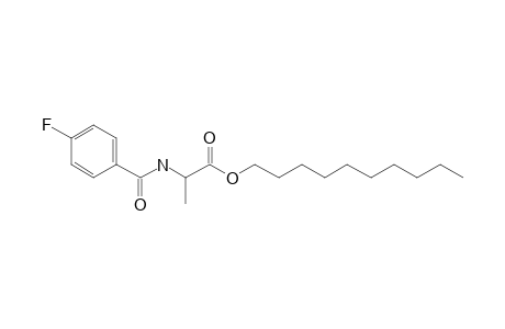 L-Alanine, N-(4-fluorobenzoyl)-, decyl ester