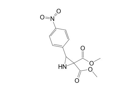 3-(4-nitrophenyl)aziridine-2,2-dicarboxylic acid dimethyl ester