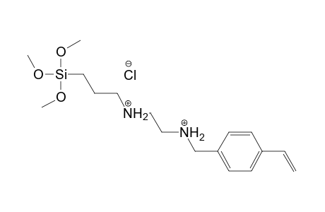Styryl-4-methylaminoethylaminopropyltrimethoxysilane hydrochloride