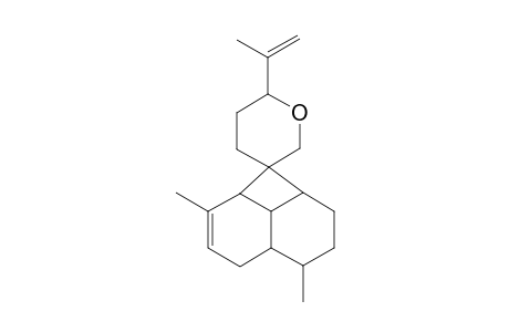 Spiro[1H-cyclobuta[de]naphthalene-1,3'(4'H)-[2H]pyran], 1a,2,3,4,4a,5,5',6',7a,7b-decahydro-4,7-dimethyl-6'-(1-methylethenyl) -