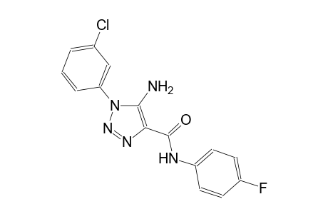 1H-1,2,3-triazole-4-carboxamide, 5-amino-1-(3-chlorophenyl)-N-(4-fluorophenyl)-