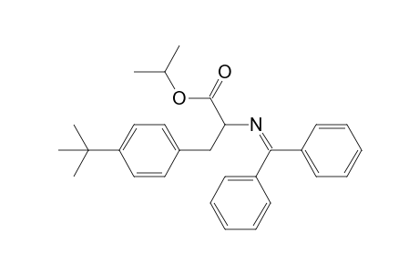 Isopropyl 3-(4-tert-butylphenyl)-2-(diphenylmethyleneamino)propanoate