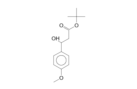 Propanoic acid, 3-hydroxy-3-(4'-methoxyphenyl)-, t-butyl ester