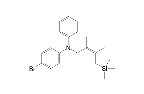 4-bromo-N-[(Z)-2,3-dimethyl-4-trimethylsilyl-but-2-enyl]-N-phenyl-aniline