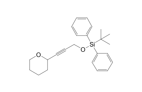 tert-Butyl-diphenyl-(3-tetrahydropyran-2-ylprop-2-ynoxy)silane