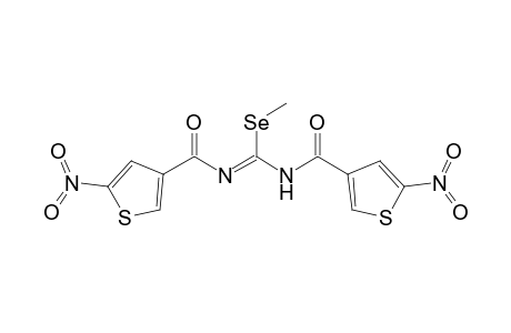 Methyl N,N'-di(5-nitrothien-3-ylcarbonyl)-imidoselenocarbamate