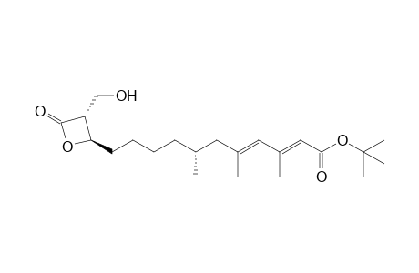 (+)-tert-Butyl (7R)-(E,E)-11-[(2R,3R)-3-hydroxymethyl-4-oxooxetan-2-yl]-3,5,7-trimethylundeca-2,4-dienoate