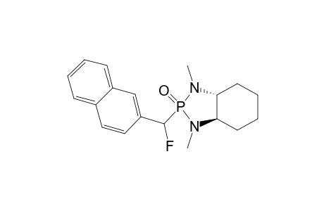 (3aR,7aR)-2-[fluoranyl(naphthalen-2-yl)methyl]-1,3-dimethyl-3a,4,5,6,7,7a-hexahydrobenzo[d][1,3,2]diazaphosphole 2-oxide