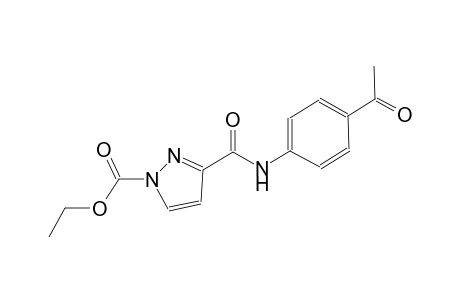 ethyl 3-[(4-acetylanilino)carbonyl]-1H-pyrazole-1-carboxylate