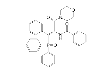 N-[(Z)-2-(diphenylphosphoryl)-1-(4-morpholinylcarbonyl)-2-phenylethenyl]benzamide