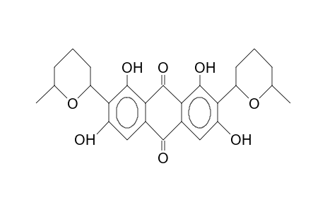 1,3,6,8-Tetrahydroxy-2,7-bis(6-methyl-tetrahydropyran-2-yl)-anthraquinone