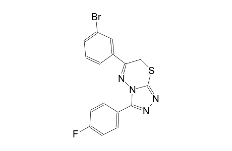 6-(3-bromophenyl)-3-(4-fluorophenyl)-7H-[1,2,4]triazolo[3,4-b][1,3,4]thiadiazine
