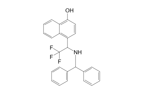 4-[1-(Benzhydrylamino)-2,2,2-trifluoroethyl]naphthalen-1-ol