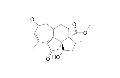 Methyl 2-hydroxy-5,11-dimethyl-1,9-dioxo-1,2,4,5,6,7,7a,8-octahydro-3H-indeno[4,5-cd]azulene-5a(9H)-carboxylate