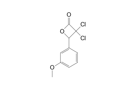 3,3-DICHLORO-4-(m-METHOXYPHENYL)-2-OXETANONE
