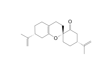 (2R,5'R,7R)-5',7-di(prop-1-en-2-yl)spiro[3,4,5,6,7,8-hexahydrochromene-2,2'-cyclohexane]-1'-one