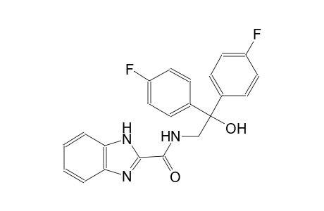 N-[2,2-bis(4-fluorophenyl)-2-hydroxyethyl]-1H-benzimidazole-2-carboxamide