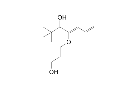 4-(3-Hydroxypropoxy)-2,2-dimethylhepta-4,6-dien-3-ol