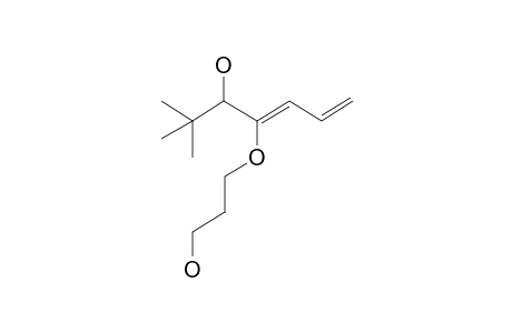 4-(3-Hydroxypropoxy)-2,2-dimethylhepta-4,6-dien-3-ol