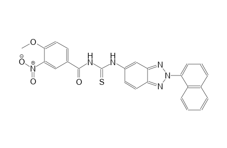 N-(4-methoxy-3-nitrobenzoyl)-N'-[2-(1-naphthyl)-2H-1,2,3-benzotriazol-5-yl]thiourea