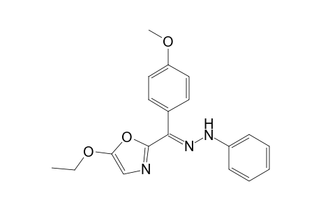 (5'-Ethoxy-1',3'-oxazol-2'-yl) (p-Methoxyphenyl) Ketone - N-phenylhydrazone