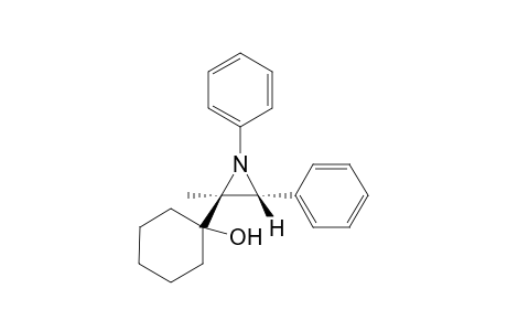 (E)-2-(1-Hydroxycyclohexyl)-2-methyl-1,3-diphenylaziridine