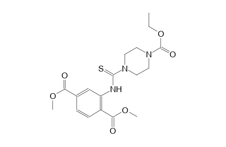 1,4-benzenedicarboxylic acid, 2-[[[4-(ethoxycarbonyl)-1-piperazinyl]carbonothioyl]amino]-, dimethyl ester