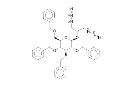(1,3-Diazido-prop-2-yl)-2,3,4,6-tetra-O-benzyl-b-d-glucopyranoside